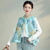 中国风马甲背心新中式复古，重工刺绣坎肩唐装上衣AYK- QF-240225 商品缩略图1