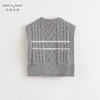 马克珍妮女童复古英伦休闲针织马甲2024年秋冬新款241683 商品缩略图2