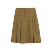 谜底毛呢半身裙2024秋新品通勤风气质高腰百褶裙中长裙243MB1133 商品缩略图4