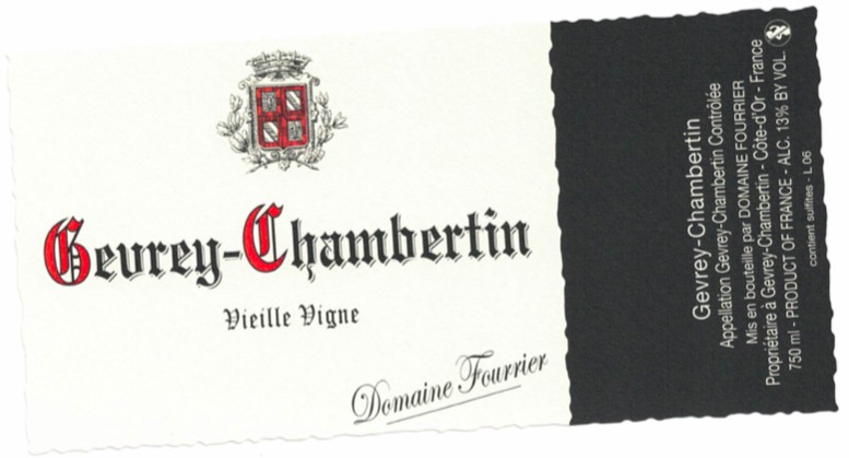 「跨境」2021傅里叶酒庄热弗雷香贝天老藤红葡萄酒 Fourrier Gevrey Chambertin VV