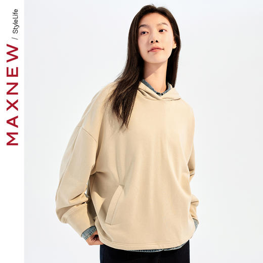 【卫衣】时尚短款连帽卫衣1N3222409 商品图1