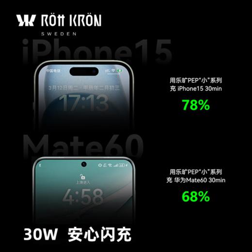 充电器 氮化镓 30W 单口 - ROTT KRON乐旷 商品图5