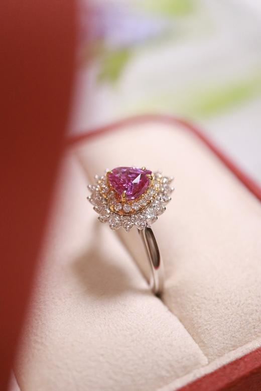 1.07ct 蓝宝石戒指 商品图4