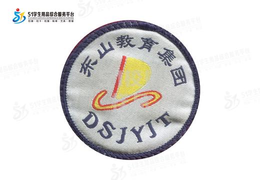 通版东山教育集团织唛校徽校服校礼服布标姓名贴章可缝烫现货发51 商品图0