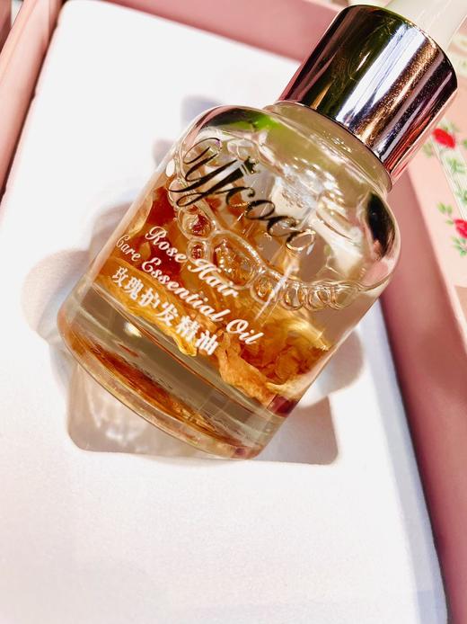 妖精可可·玫瑰护发精油   30ml*2瓶装     超级迷人的玫瑰撩发香 让发质变好的秘密 商品图4