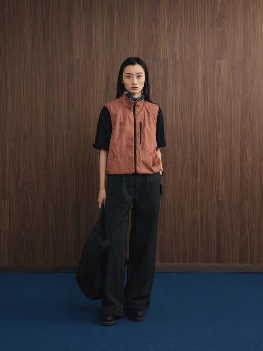 SUPERTOFU(SPTF)/MKS-AW24-J130/轻薄款 尼龙 立领拉链马甲 商品图0