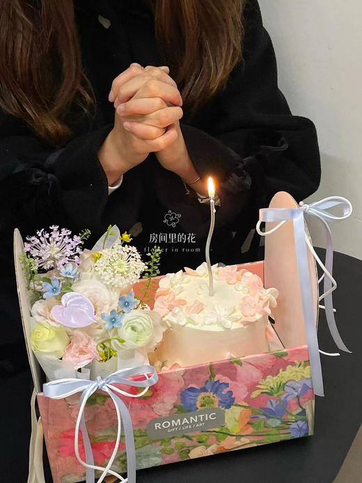 艺术家蛋糕花盒（2个/包）蓝色/ 粉色 商品图1