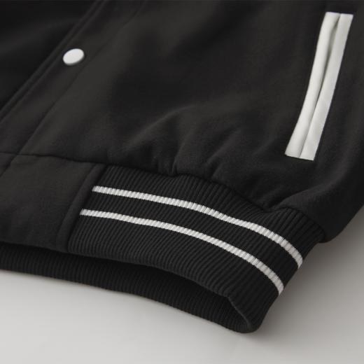 YKYB黄子韬拼接呢料耐磨挺括黑白撞色美式宽松百搭外套夹克 商品图4