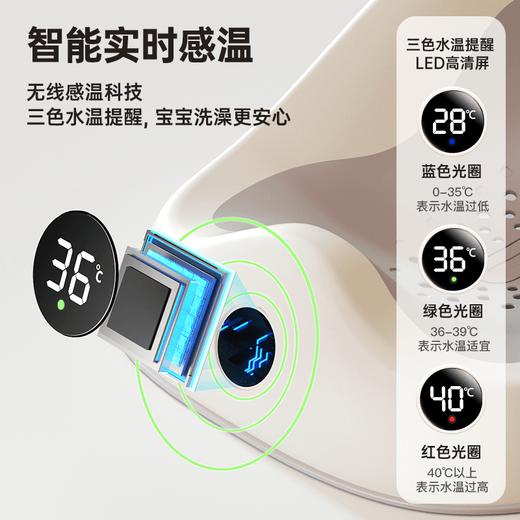 婴儿洗澡躺托神器新生儿浴盆可坐躺浴床宝宝浴网洗澡浴架 商品图2