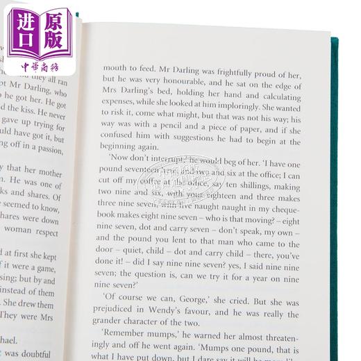 预售 【中商原版】海雀布纹经典 彼得潘 Peter Pan 英文原版 J M Barrie 大师经典文学 世界经典名著 商品图2