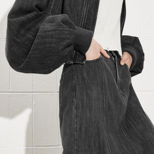 【商场同款】麦檬春秋牛仔长裙4F2140421 商品图3