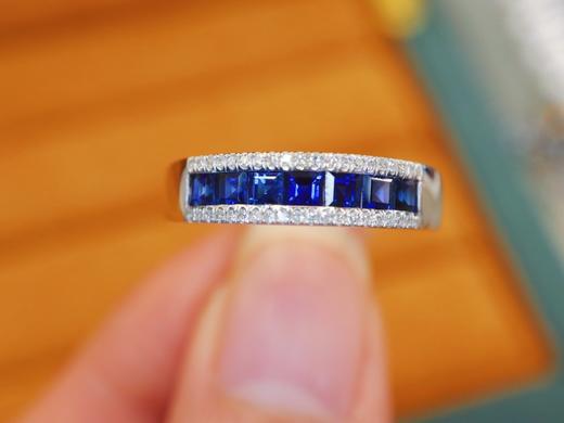 1.10ct 3.59g 蓝宝石戒指 商品图2
