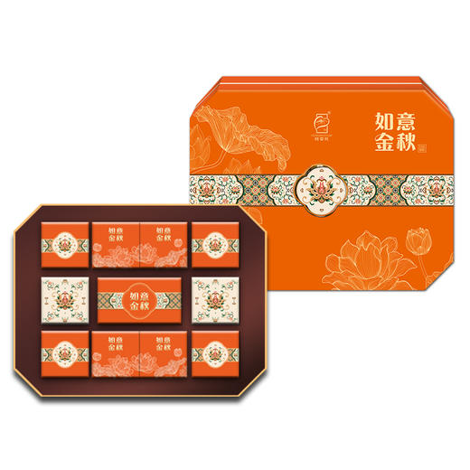 桂香苑 如意金秋礼盒 中秋节月饼礼盒 全国邮寄 多口味月饼 商品图4