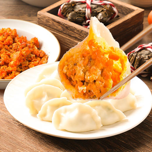 船歌鱼水饺蟹黄水饺礼盒230克*4袋 商品图1