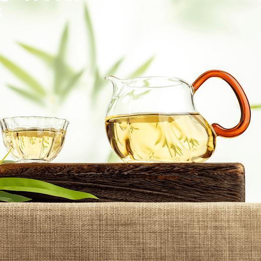 禾器晶彩望苏茶海  高硼硅玻璃公道杯分茶器 满容量：280ml 商品图1