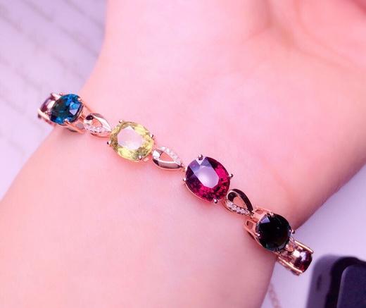 14.35ct 碧玺手链 商品图7