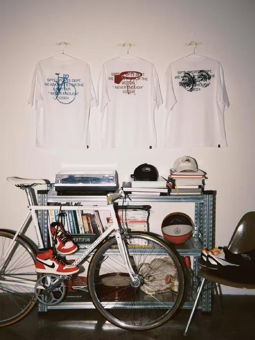 SUPERTOFU(SPTF)/CDT-SS24-T029/凉感抗皱排汗 篮筐图案 短袖T恤 商品图2