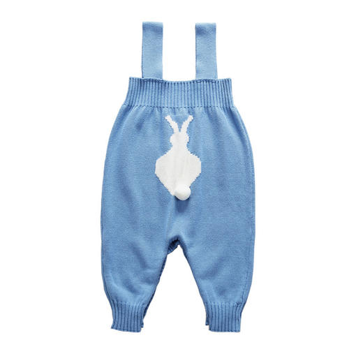 春宝宝背带裤秋纯棉哈衣0一3岁婴儿连体衣儿童毛线连体爬服冬衣服 商品图4