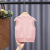 女童针织马甲春秋外穿2024宝宝毛衣婴儿毛线马夹婴儿卡通毛衣背心 商品缩略图3