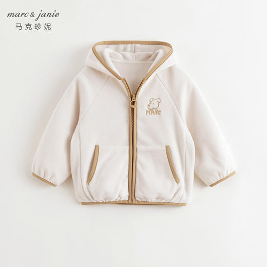 马克珍妮男童可爱萌趣双面摇粒绒外套2024年秋冬新款241065 商品图1