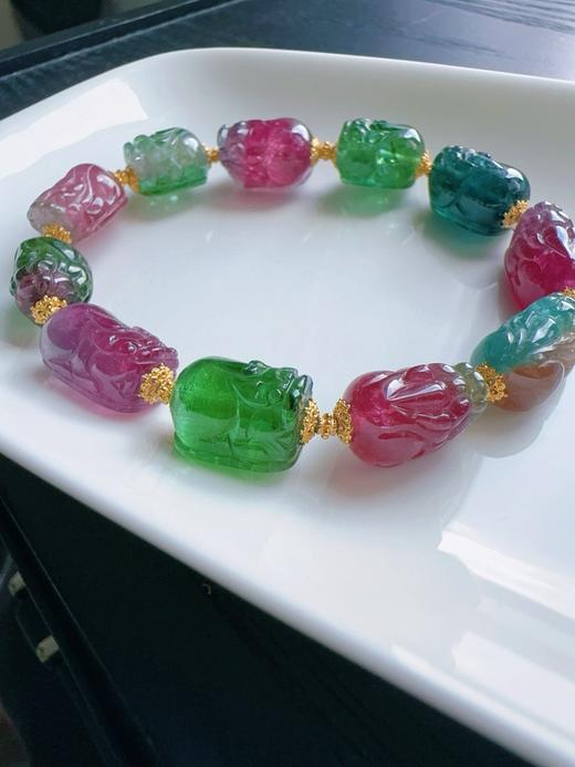 25.4g 雕刻碧玺手链 商品图4