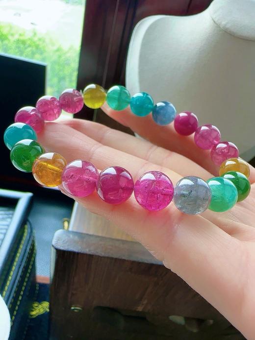 26.4g 9.5mm 碧玺手链 商品图0