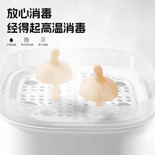 小蘑菇牙胶婴幼儿磨牙棒安抚口欲期啃咬玩具宝宝防吃手咬咬胶 商品图4