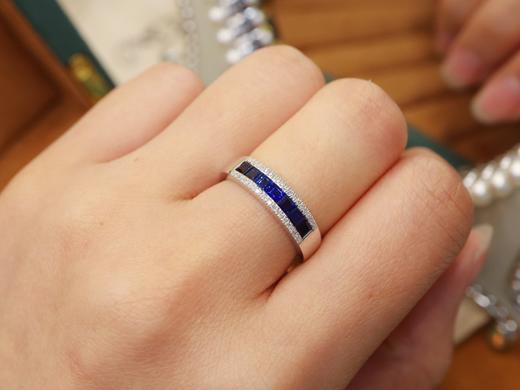 1.10ct 3.59g 蓝宝石戒指 商品图5