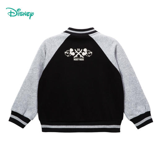 迪士尼【撞色棒球服】24秋季新款男童外套中大童运动休闲夹克百搭开衫HSND24050 商品图4