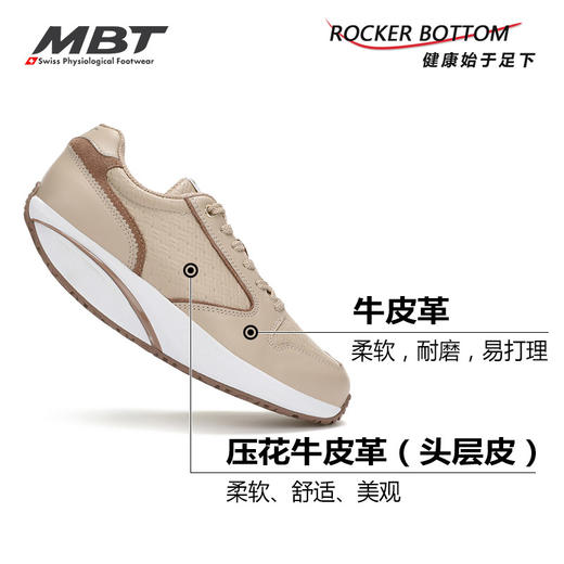 MBT足健康鞋男厚底经典休闲鞋 纠正走路姿势 足弓支撑 皮质FUMA 商品图2
