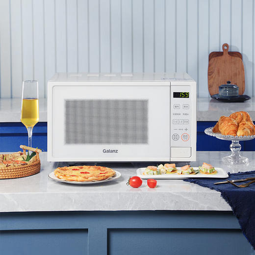 【小家电】格兰仕Galanz家用型微波炉 20L大容量涂层内胆便捷操作平板加热微波炉轻音降噪W-DGRSF20V HF 商品图0