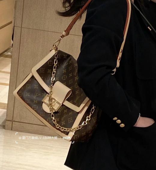 独家私渠   SOFT达芙妮大号  经典邮差包  双肩带单肩包老花斜挎包 商品图1