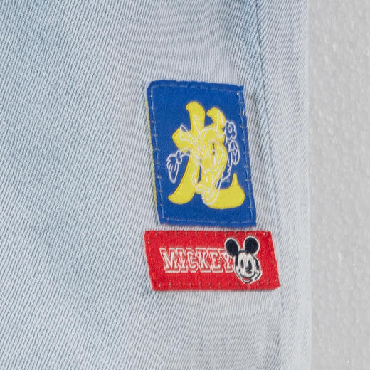 【商场同款】Disney/迪士尼格子渐变牛仔长裤XD1DK022 商品图4