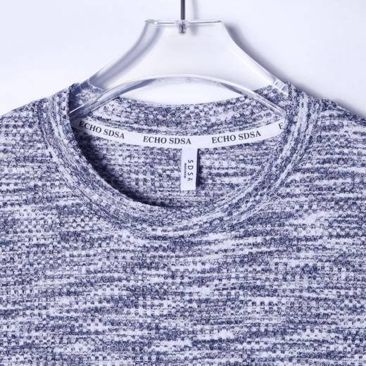 T1653秋季新款时尚撞色套头圆领长袖宽松潮牌 商品图2