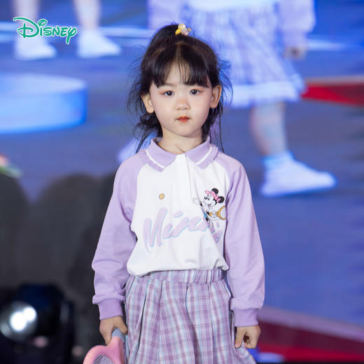 【商场同款】Disney/迪士尼英伦校园风长袖T恤XD1DS020 商品图0
