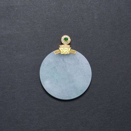 翡翠圆牌吊坠 商品图0