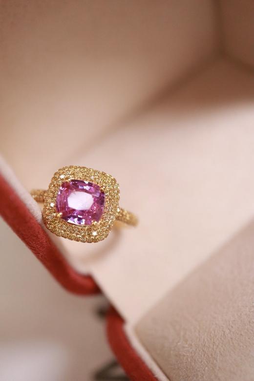 1.34ct 蓝宝石戒指 商品图6