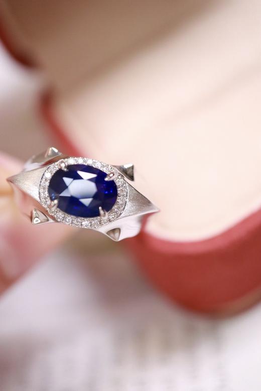 2.52ct 蓝宝石戒指 商品图5