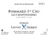 「跨境」2021 蓝海酒庄波马莎鹏涅红葡萄酒 Launay Horiot Pommard 1er Cru Chaponnieres 商品缩略图0