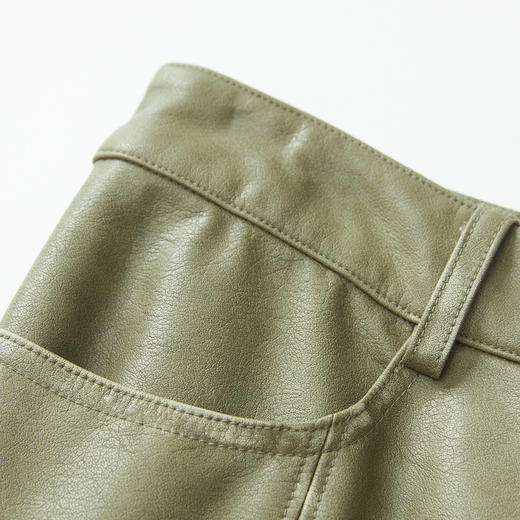 谜底鱼尾裙2024秋季新品复古通勤风不规则波浪下摆半裙243MB1091 商品图3