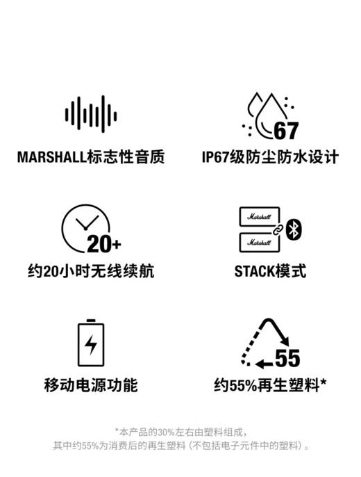 音箱 Middleton 黑金 - MARSHALL马歇尔 商品图1