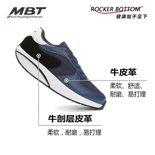 MBT足健康鞋男厚底经典休闲鞋 纠正走路姿势 足弓支撑缓震 SANDO 商品图2