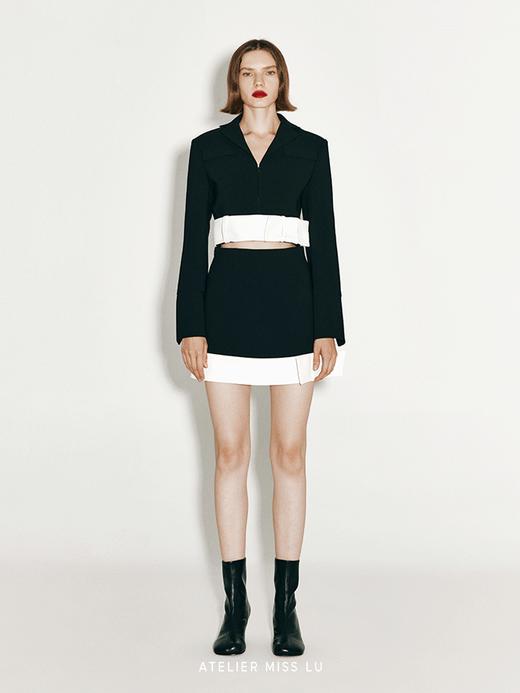 【梦天鹅】蝴蝶结设计造型短外套 商品图0