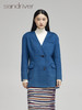 青海羊绒呢三色水波纹女士西装SJF96W393N 商品缩略图0