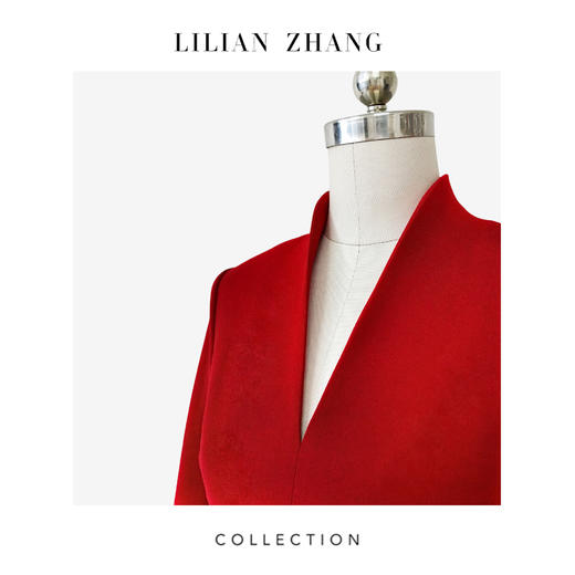 C—定制—轻礼服——“Hollywood “维多利亚”复古风花苞式长裙 2401118 商品图2