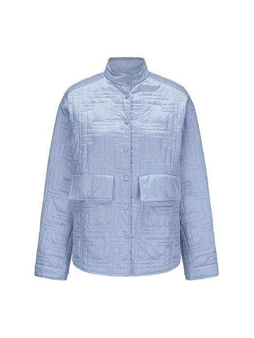 【亚特兰蒂斯】冰川蓝绗缝夹棉外套 商品图4