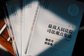 《新编最高人民法院司法观点集成·物权与担保卷》（第二版）