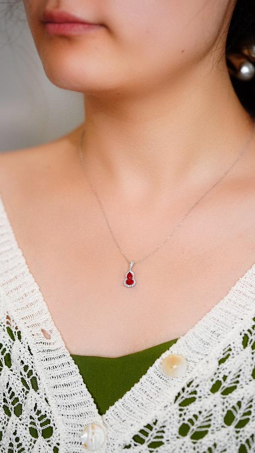 0.68ct 红宝石吊坠 商品图3