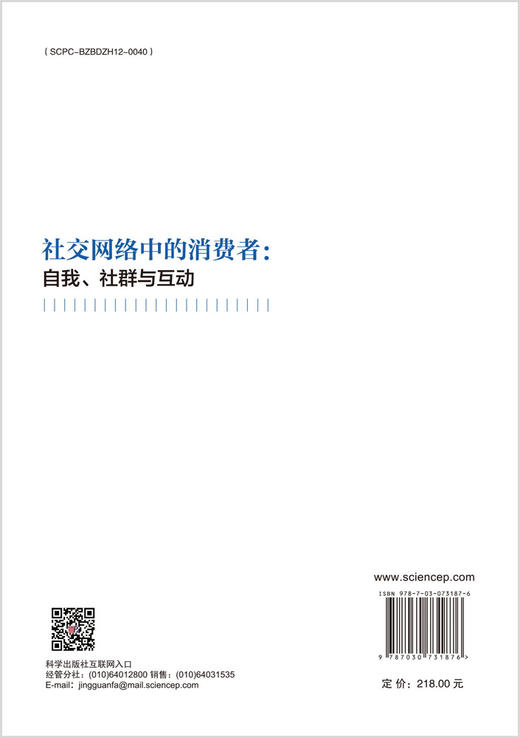 社交网络中的消费者：自我、社群与互动 商品图1