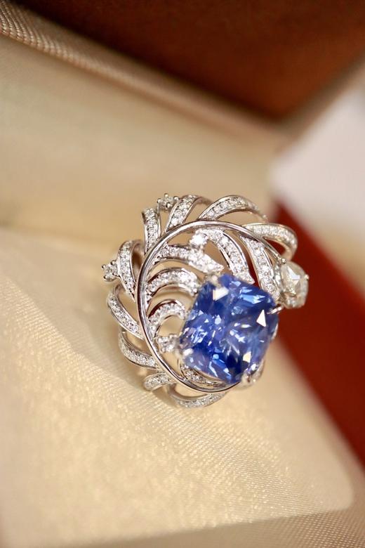 5.06ct 蓝宝石戒指 商品图6